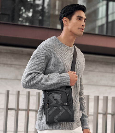 알파 TUMI ALPHA 포켓 백 스몰 크로스백  lifestyle | TUMI