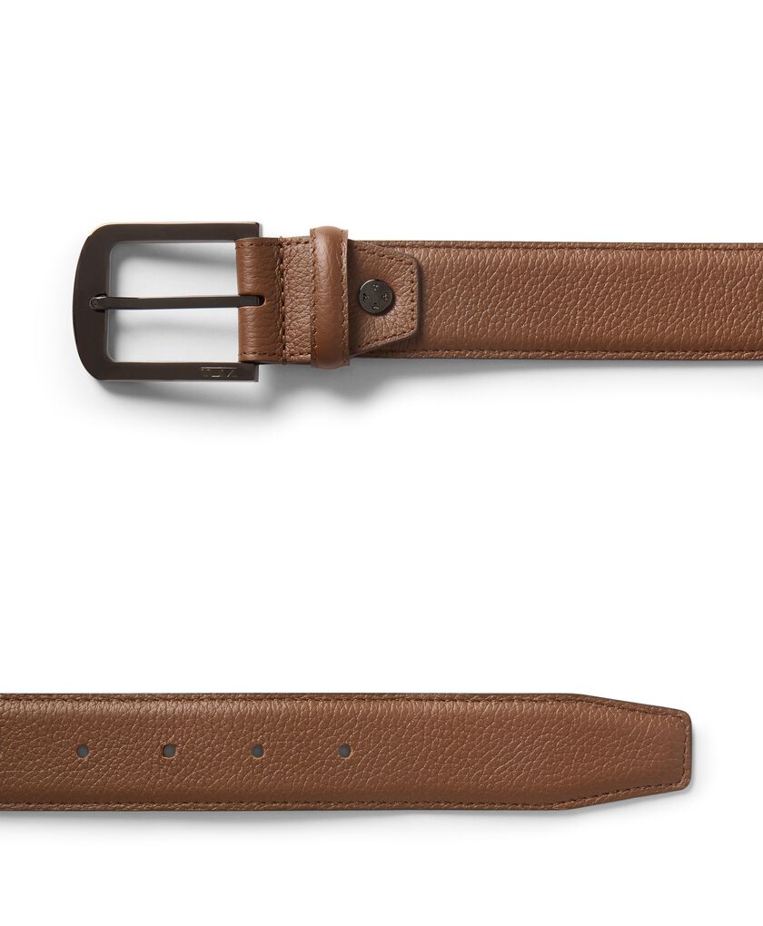 투미 벨트 TUMI BELTS 라운드 페블 가죽 원사이즈 벨트 35mm  hi-res | TUMI