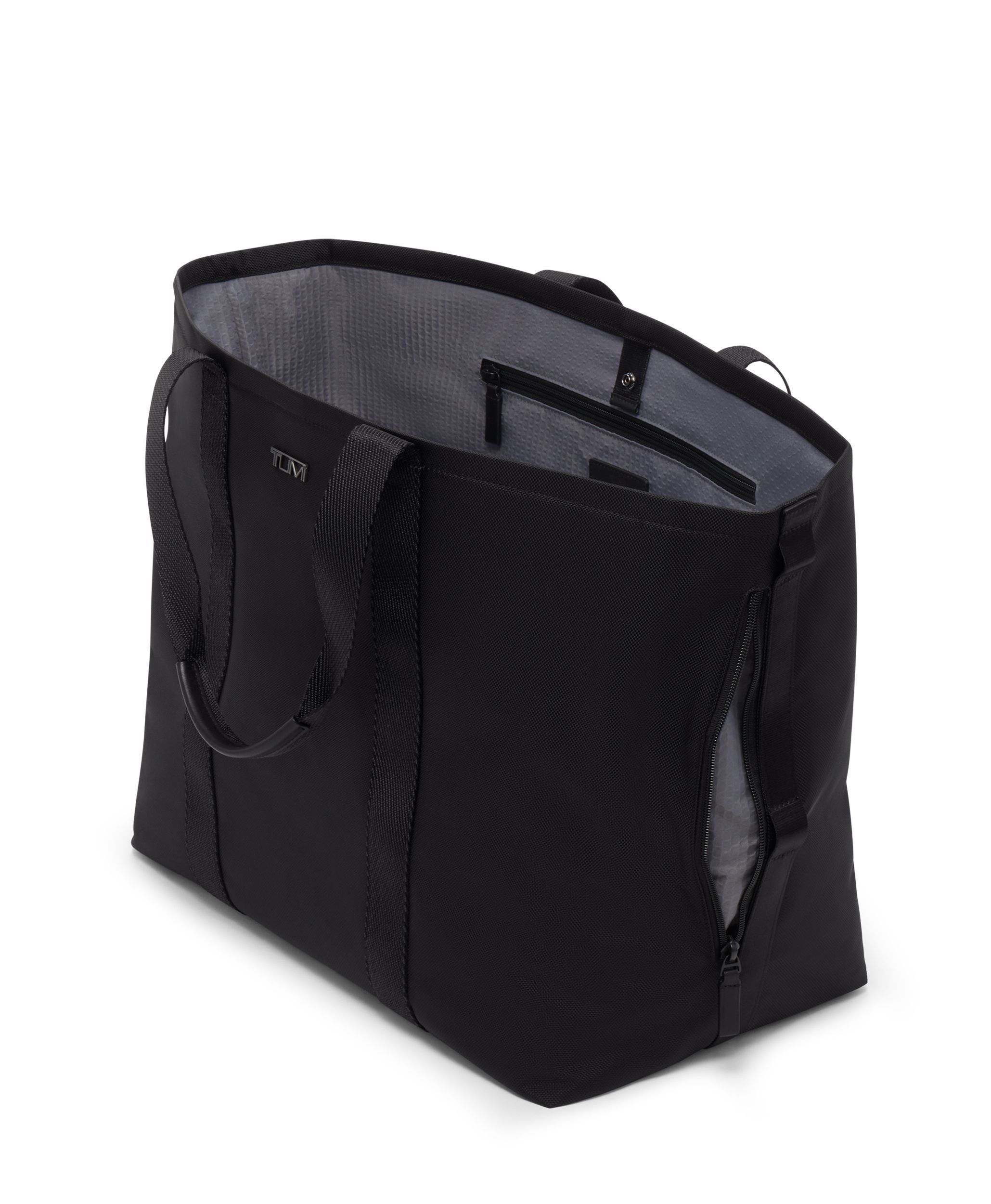 TUMI 알파 브라보 ALPHA BRAVO 에센셜 라지 이스트웨스트 토트백 블랙