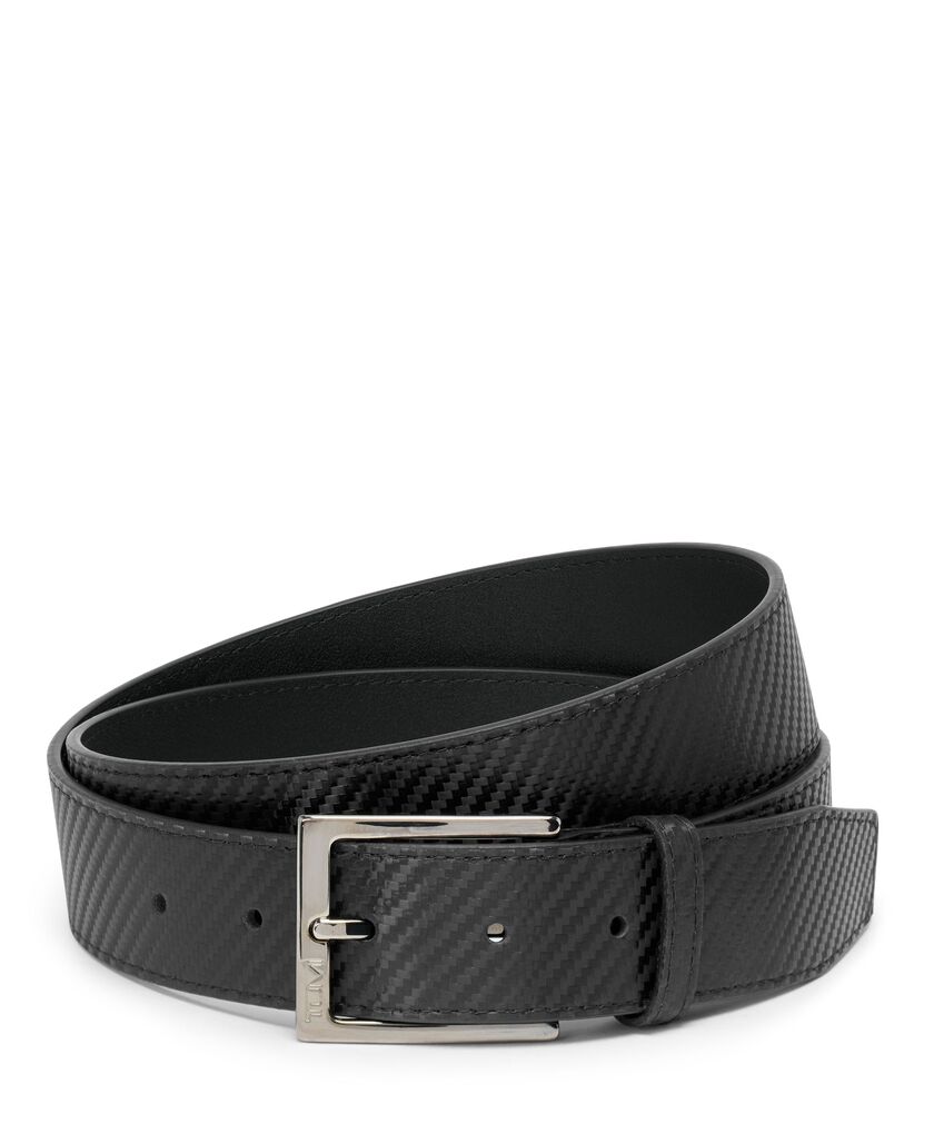 투미 벨트 TUMI BELTS 카본 페블 가죽 원사이즈 벨트 35mm 44  hi-res | TUMI