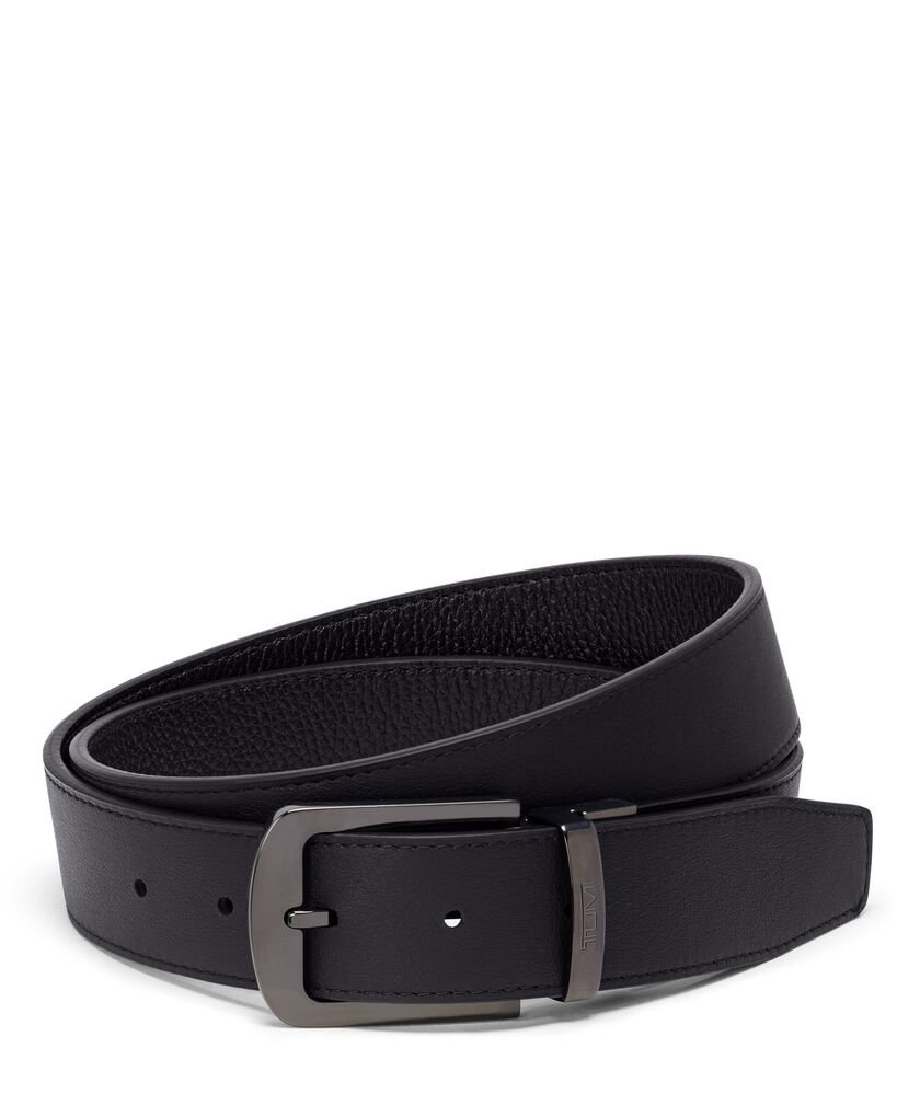 투미 벨트 TUMI BELTS 라운드 리버시블 페블-스무스 가죽 원사이즈 벨트 35mm 44  hi-res | TUMI