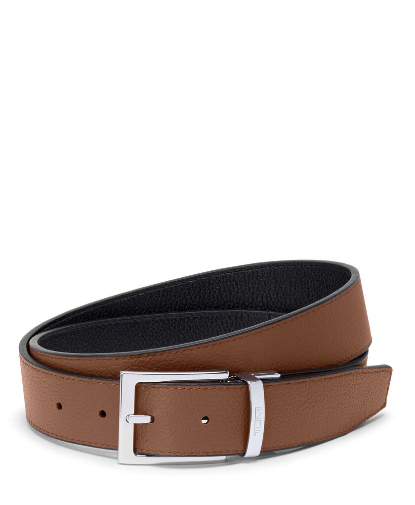 투미 벨트 TUMI BELTS 리버시블 페블 가죽 원사이즈 벨트 35mm 44  hi-res | TUMI