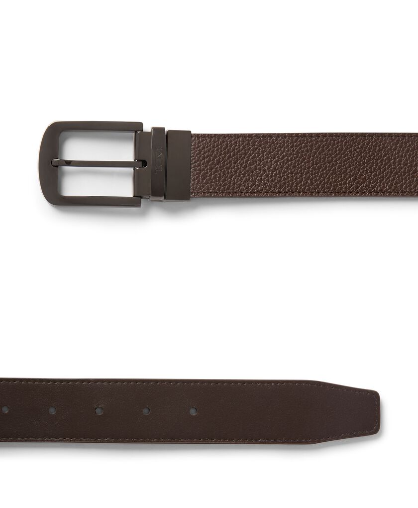 투미 벨트 TUMI BELTS 라운드 리버시블 페블-스무스 가죽 원사이즈 벨트 35mm 44  hi-res | TUMI