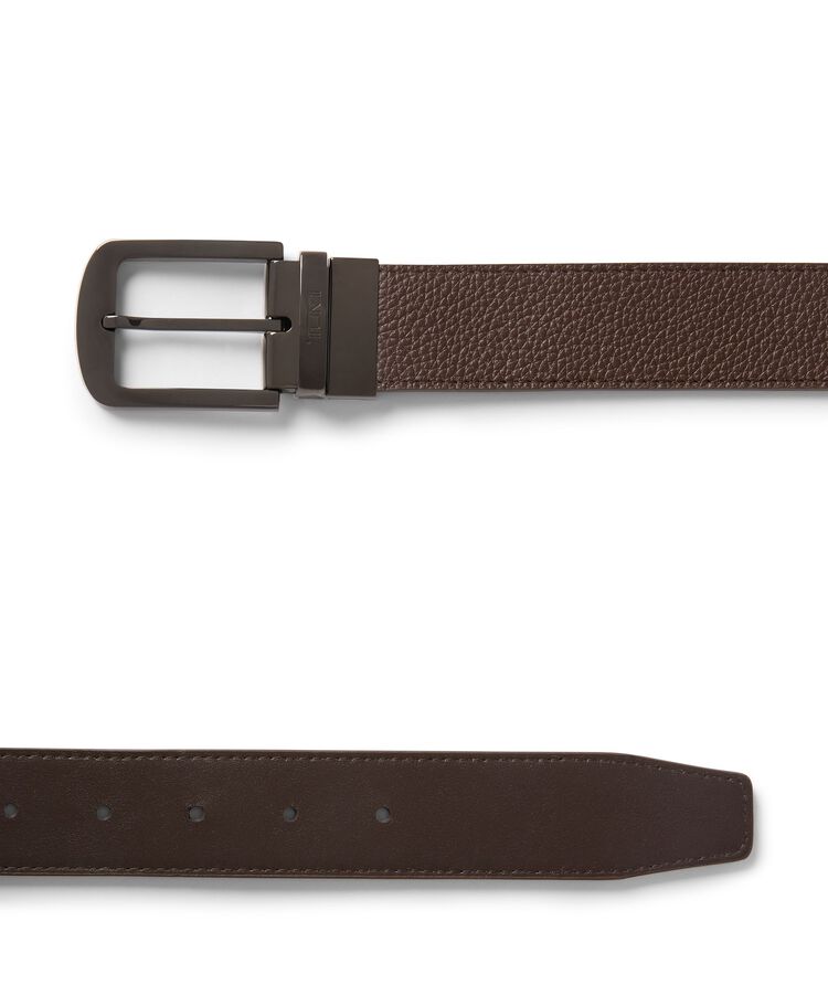 투미 벨트 TUMI BELTS 라운드 리버시블 페블-스무스 가죽 원사이즈 벨트 35mm 44  hi-res | TUMI