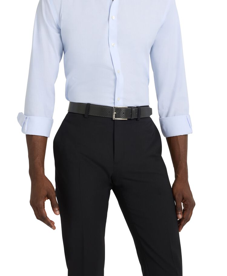 카본 페블 가죽 원사이즈 벨트 35mm 44  hi-res | TUMI