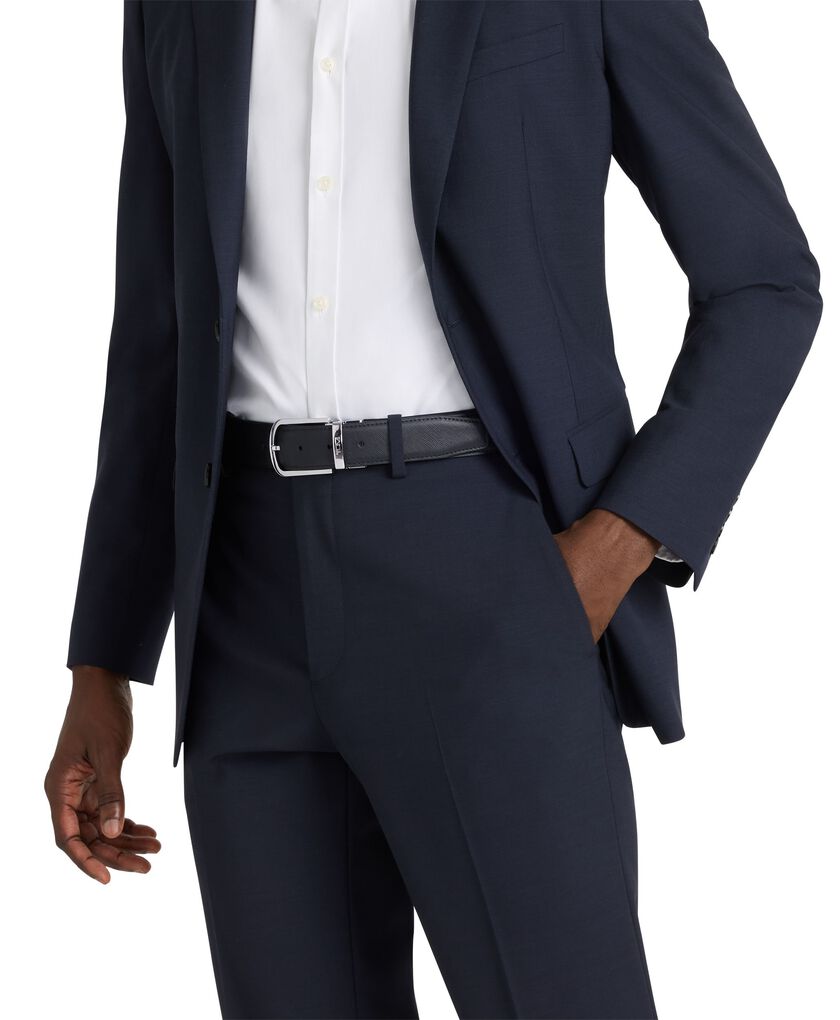 말발굽 리버시블 사피아노 가죽 원사이즈 벨트 30mm 44  hi-res | TUMI