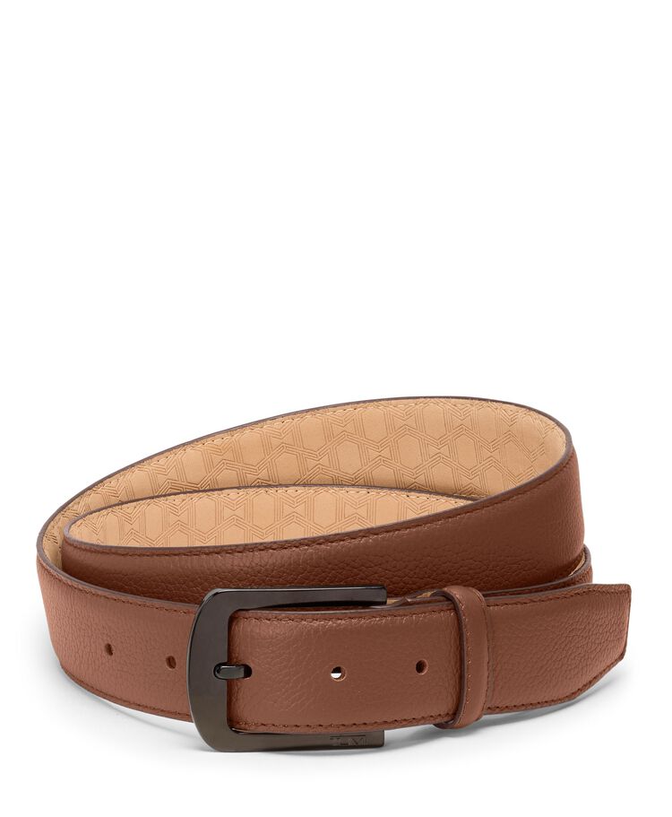 투미 벨트 TUMI BELTS 라운드 페블 가죽 원사이즈 벨트 35mm  hi-res | TUMI