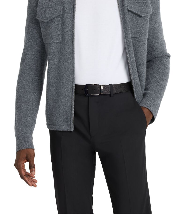 투미 벨트 TUMI BELTS 라운드 리버시블 페블-스무스 가죽 원사이즈 벨트 35mm 44  hi-res | TUMI