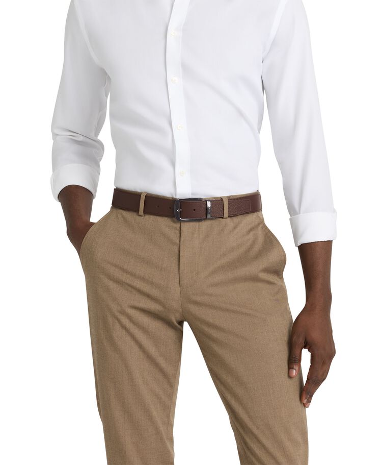 투미 벨트 TUMI BELTS 라운드 리버시블 페블-스무스 가죽 원사이즈 벨트 35mm 44  hi-res | TUMI