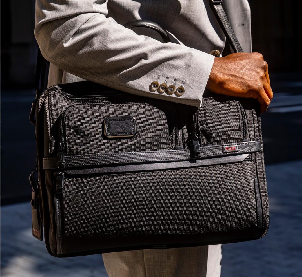 Navy and Grey Backpack and Luggage